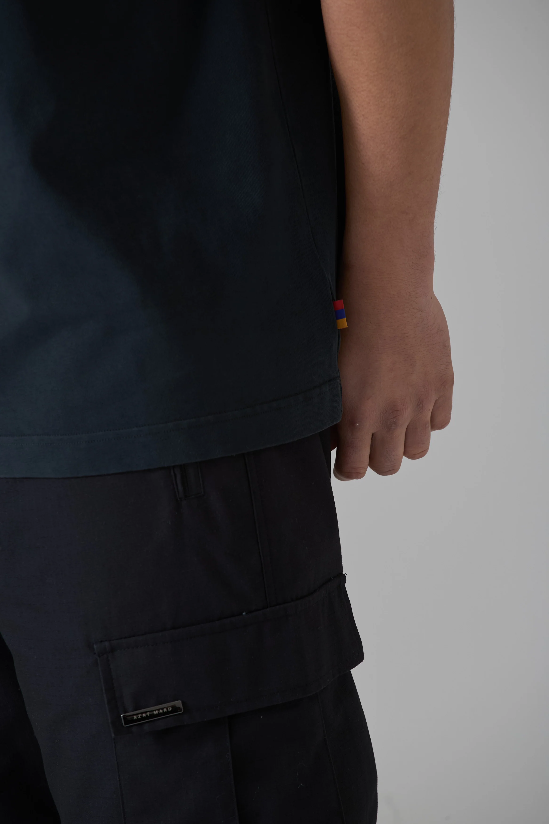 SPECIAL BLENDS WASHED BLACK T-SHIRT - Image 7