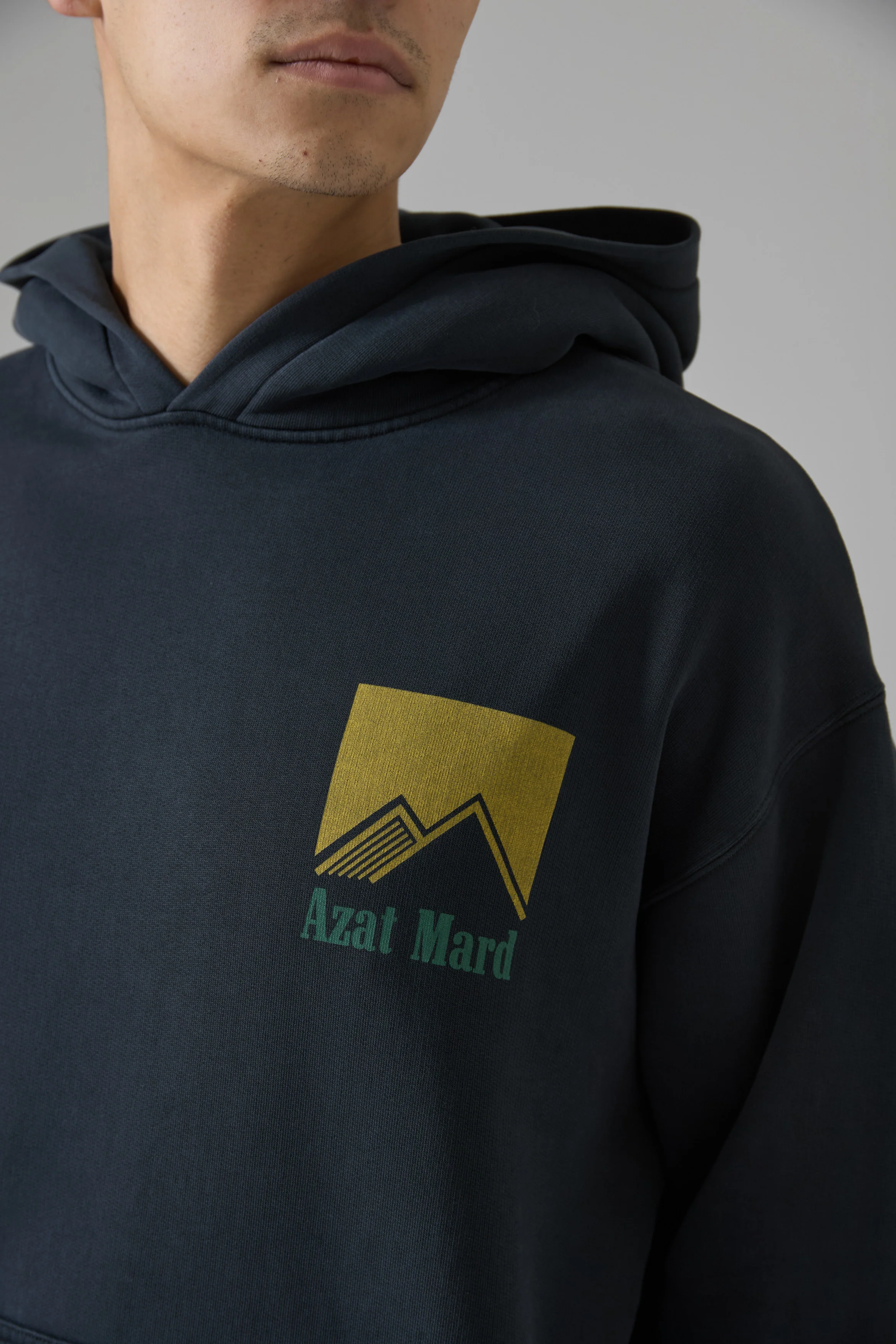 SPECIAL BLENDS WASHED BLACK HOODIE - Image 6