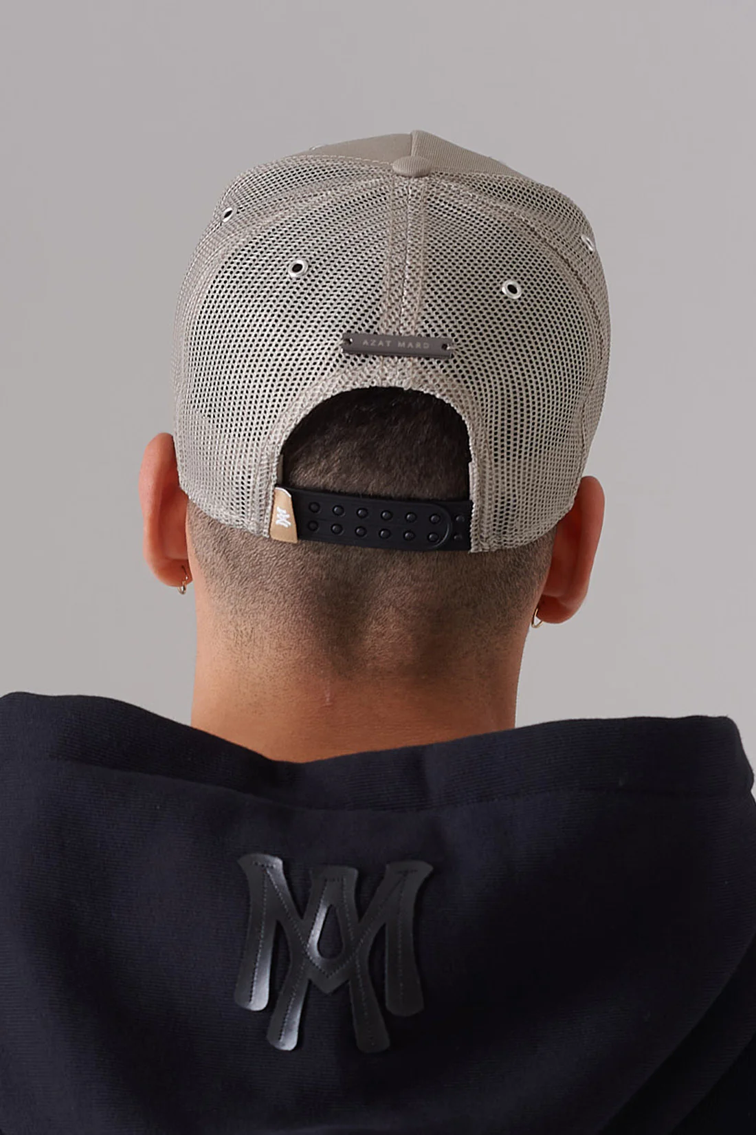 TAUPE AND BLACK IMPACT MESH CAP - Image 2