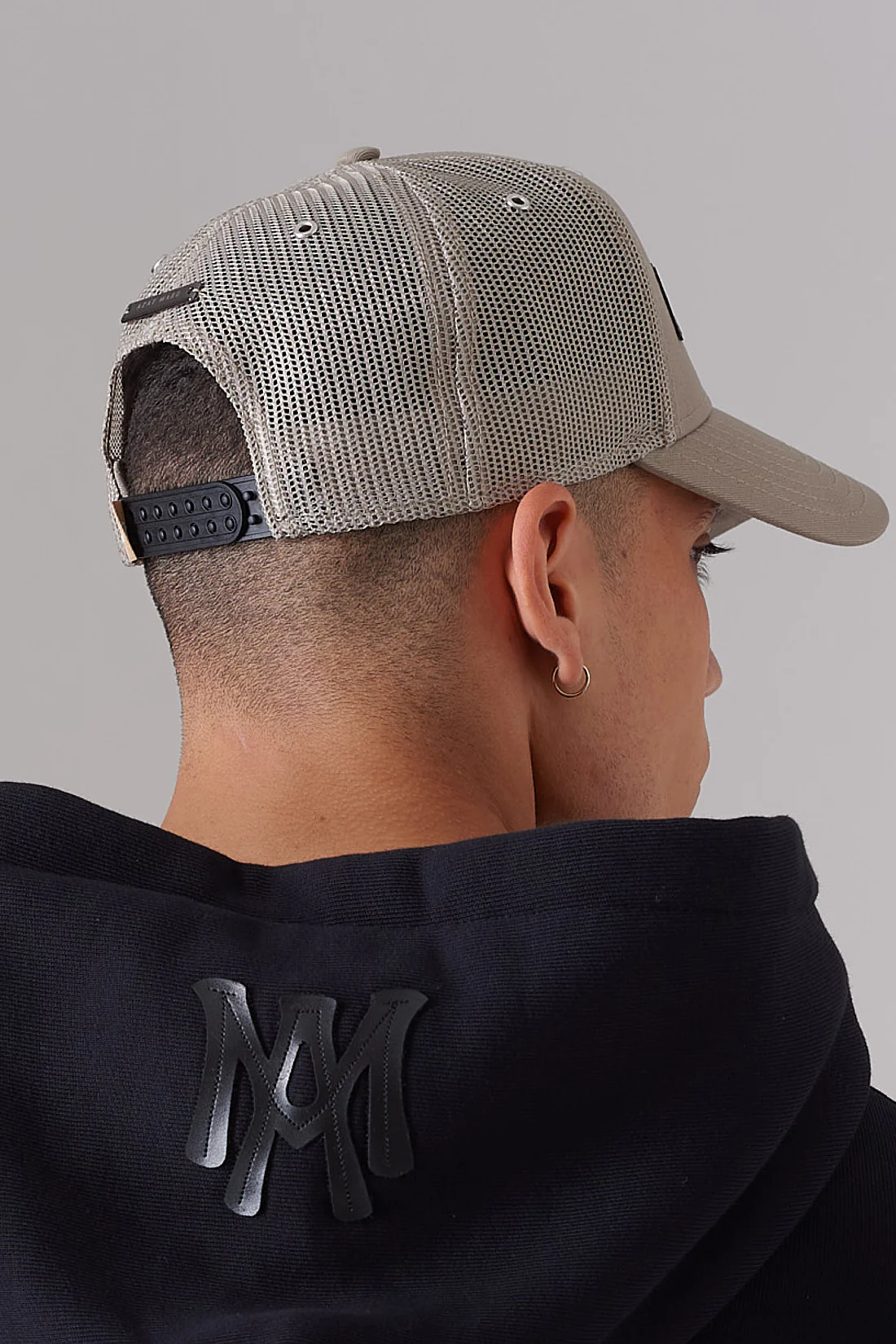 TAUPE AND BLACK IMPACT MESH CAP - Image 3