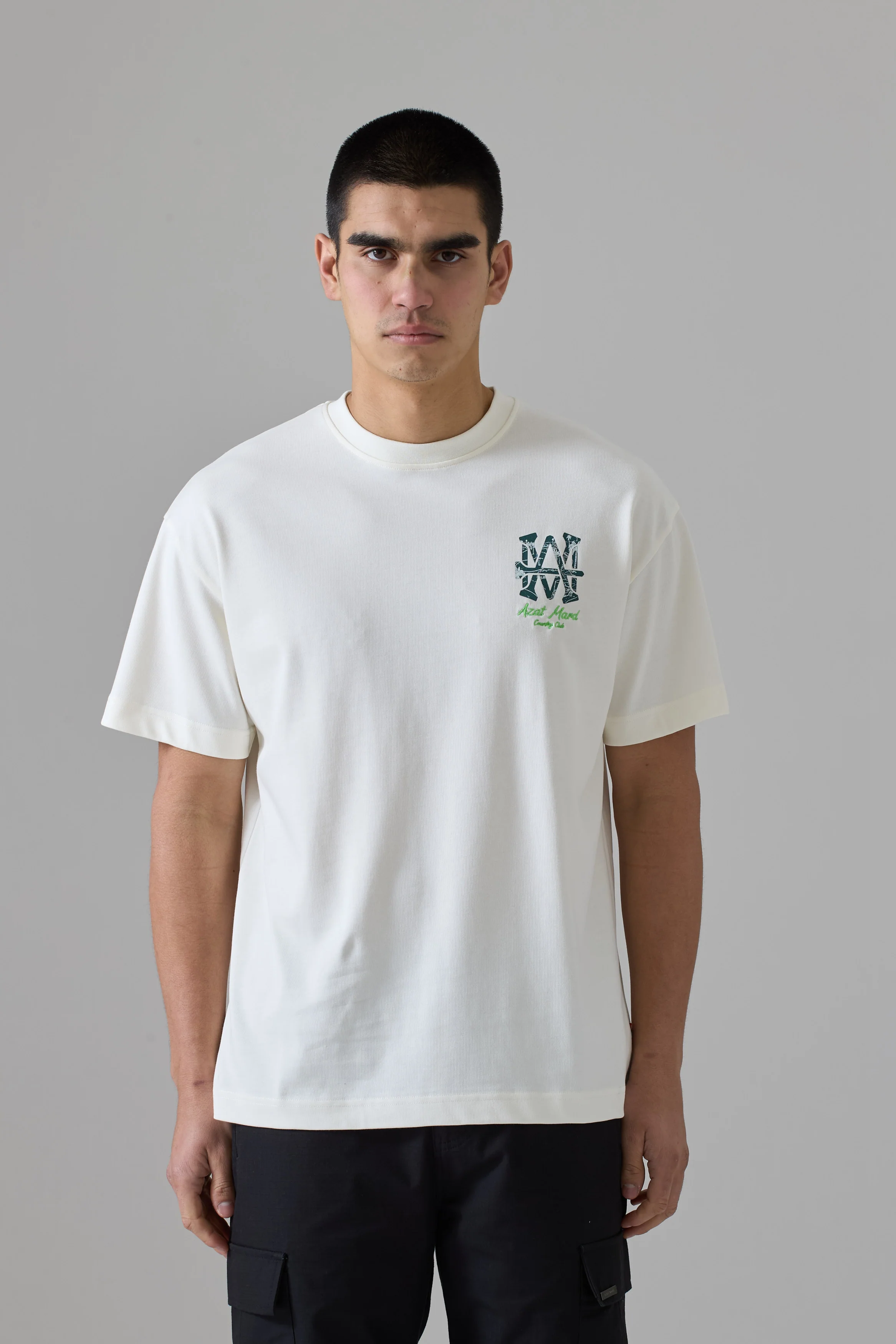 WHITE AM COUNTRY CLUB T-SHIRT - Image 3