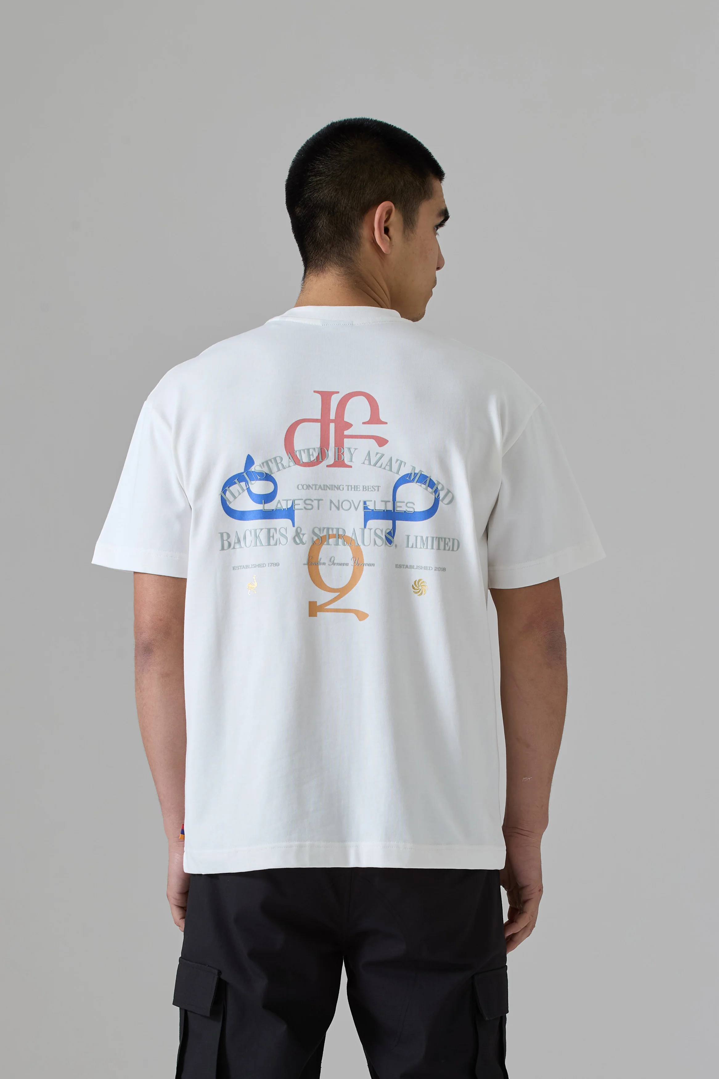 BACKES & STRAUSS WHITE T-SHIRT - Image 4