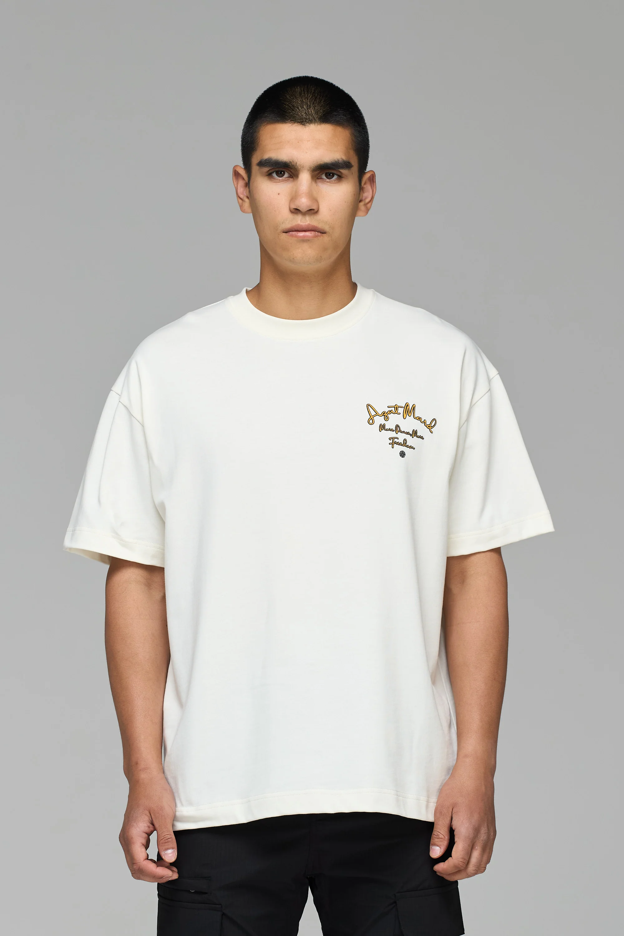 MORE PEACE, MORE FREEDOM OFF WHITE T-SHIRT - Image 4