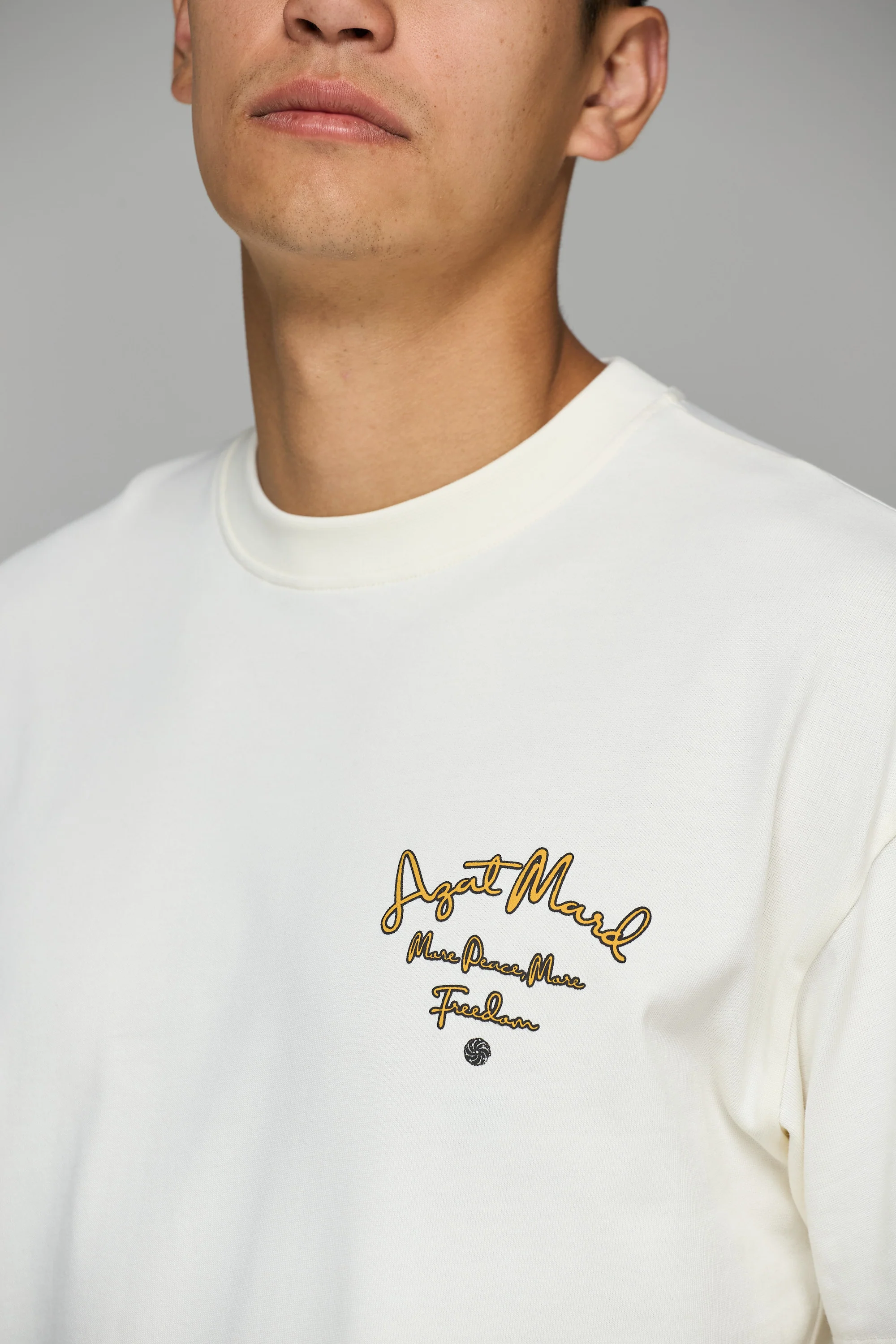 MORE PEACE, MORE FREEDOM OFF WHITE T-SHIRT - Image 8