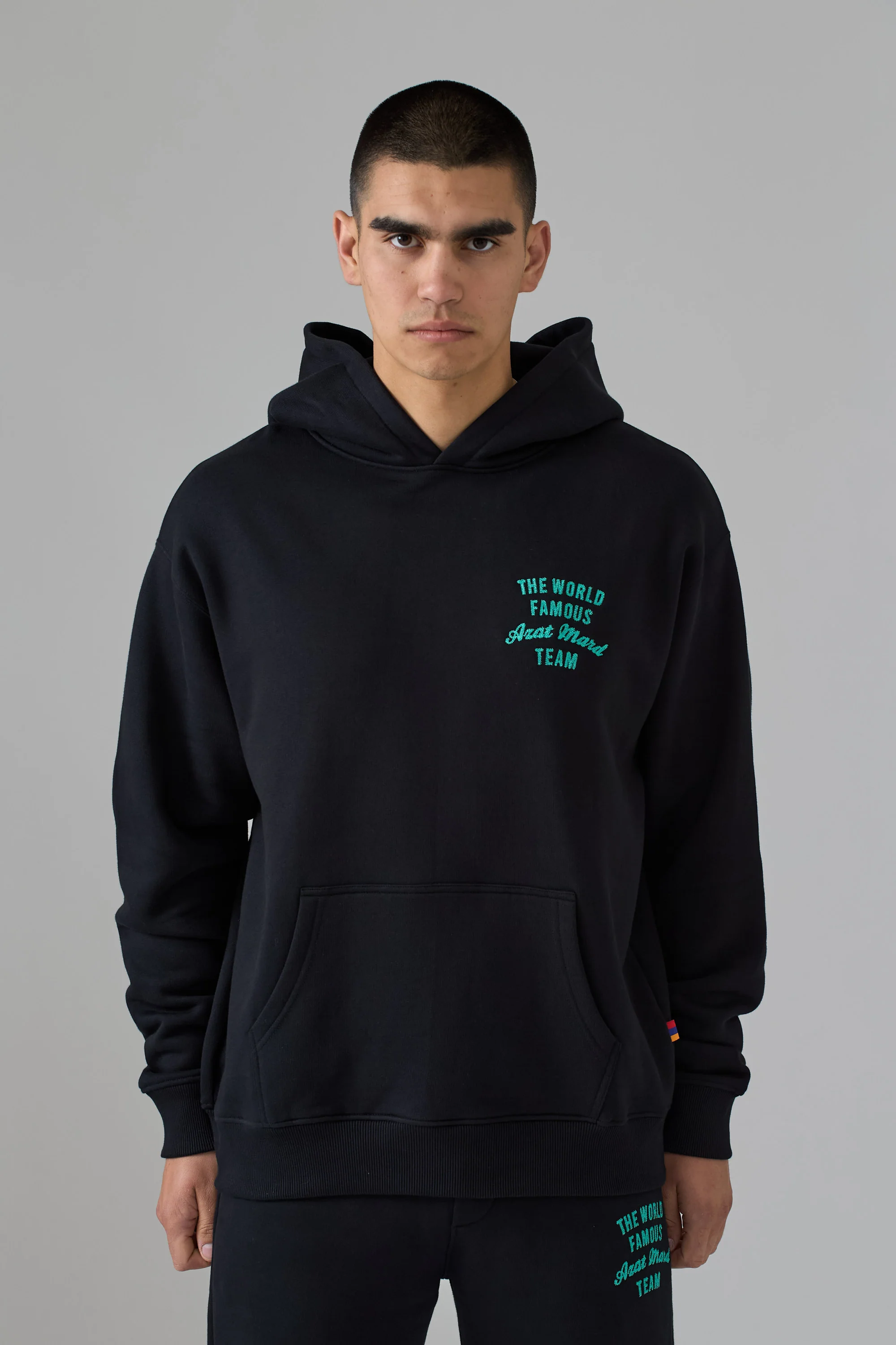 WORLD FAMOUS AZAT MARD TEAM BLACK HOODIE - Image 2