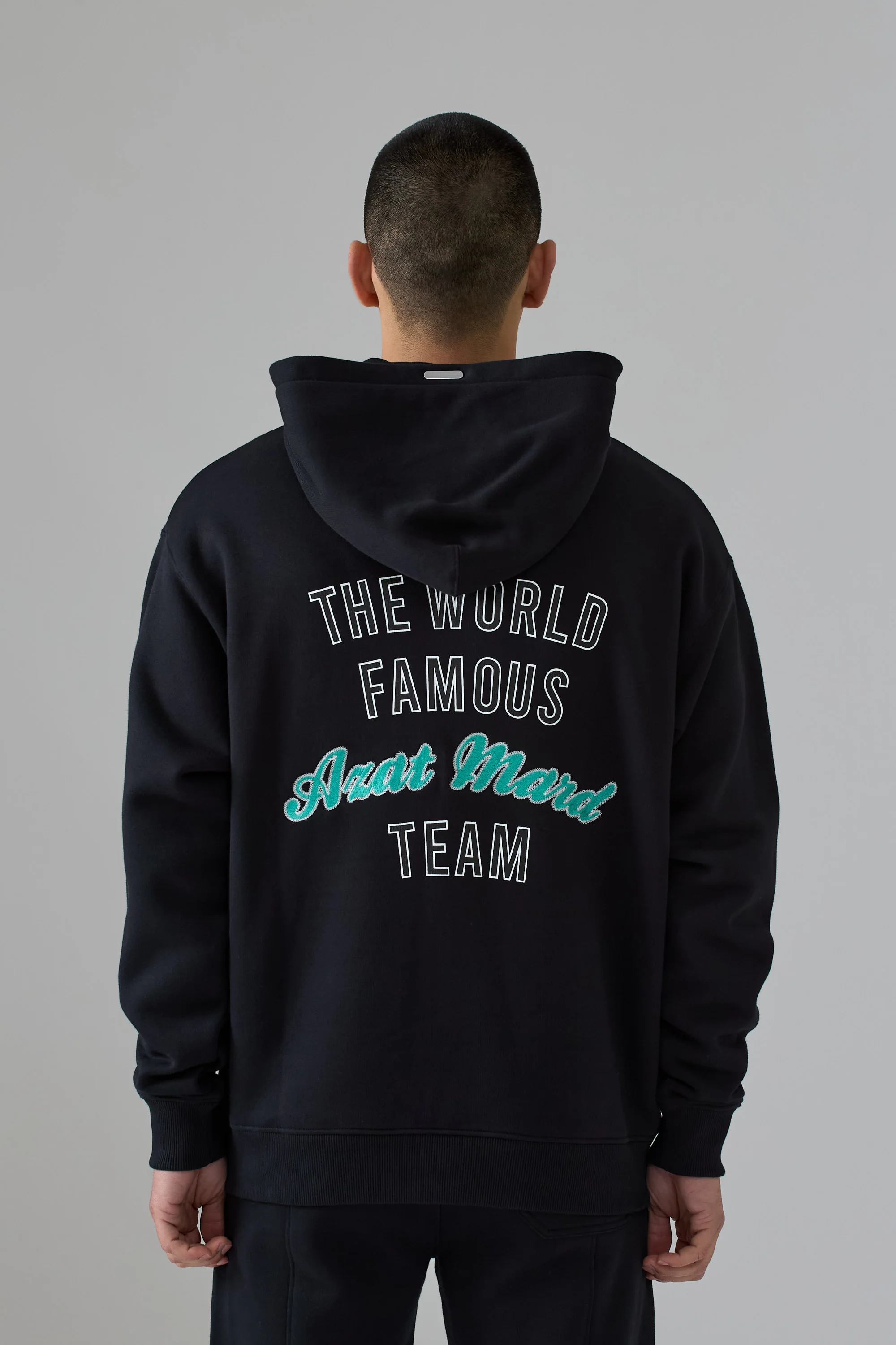 WORLD FAMOUS AZAT MARD TEAM BLACK HOODIE - Image 6