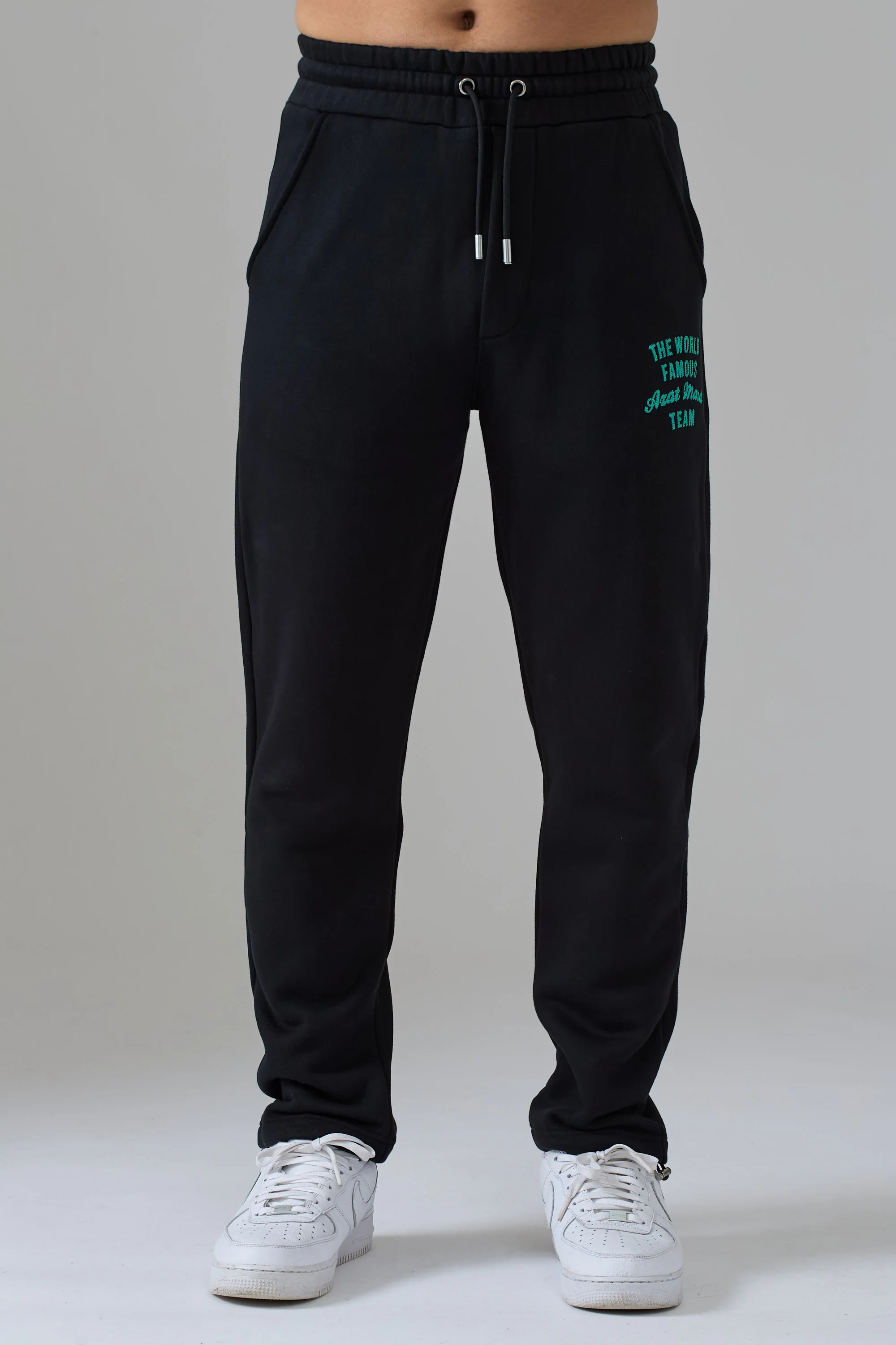 WORLD FAMOUS AZAT MARD TEAM BLACK JOGGERS - Image 3
