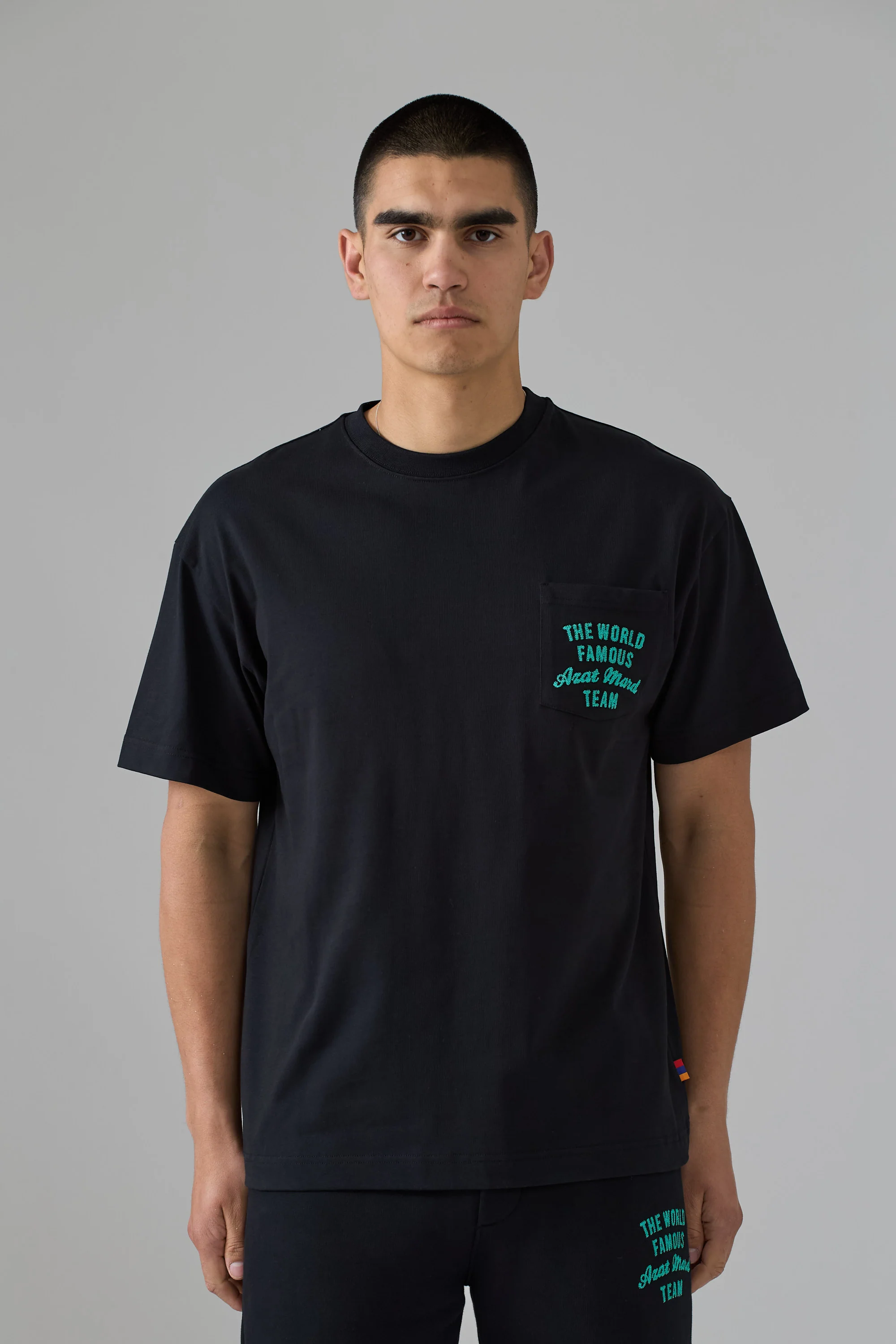 WORLD FAMOUS AZAT MARD TEAM BLACK T-SHIRT - Image 2