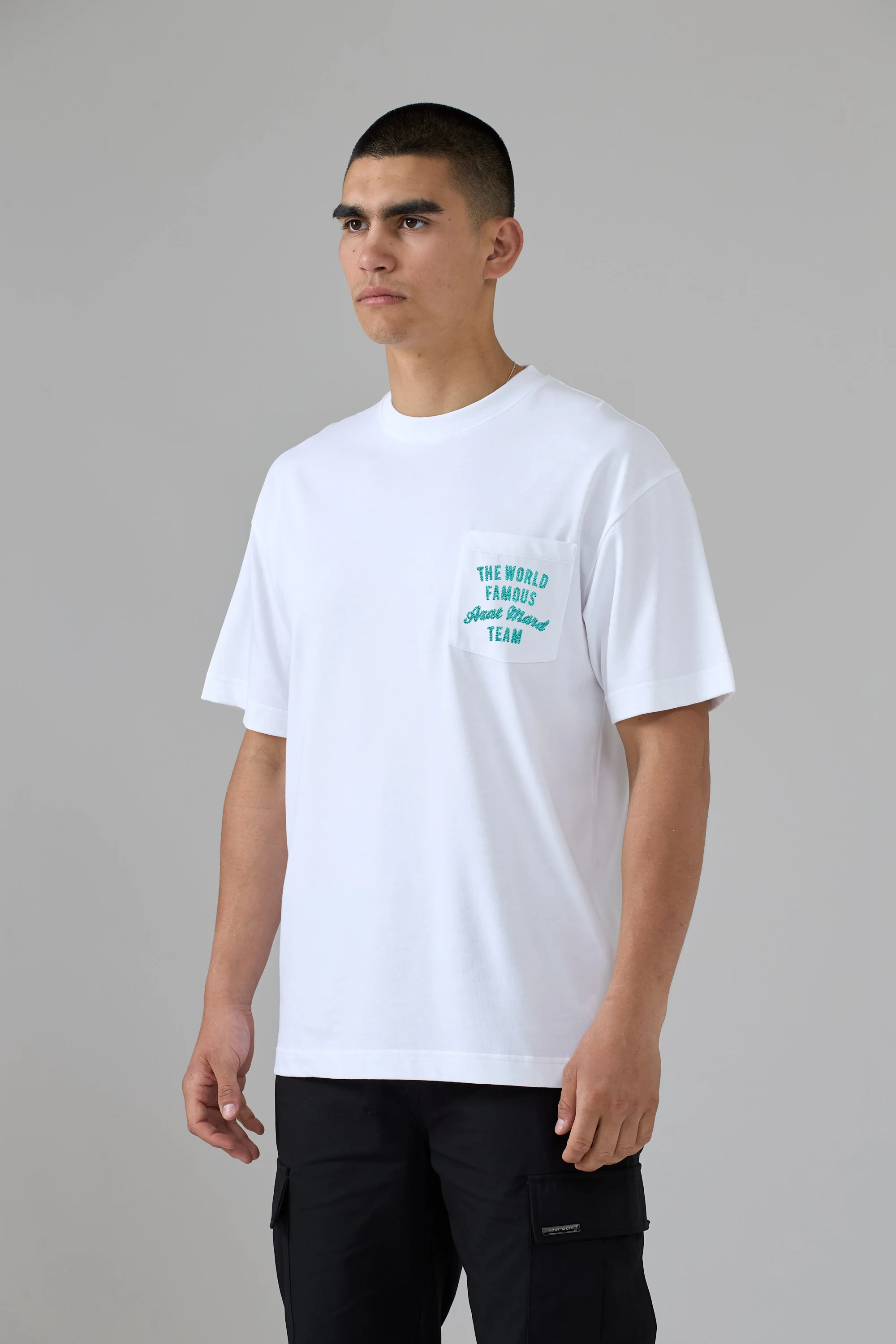 WORLD FAMOUS AZAT MARD TEAM WHITE T-SHIRT - Image 2