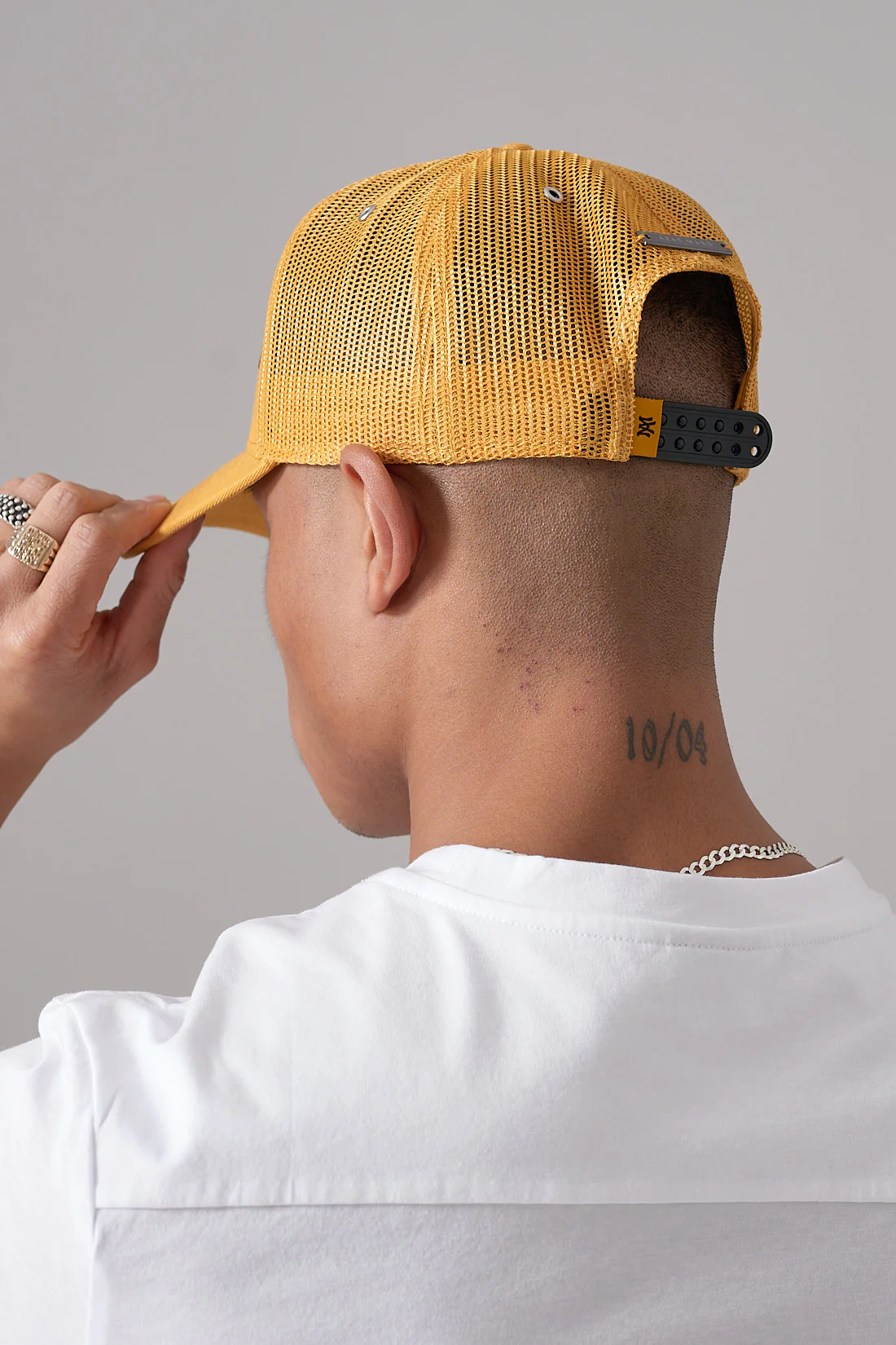 YELLOW/BLACK IMPACT MESH TRUCKER CAP - Image 3
